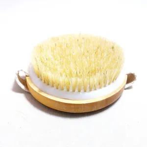 Natürliche Holz Borsten Badedürste Peeling Körperbürste für die Dusche und Spa Pflege.
