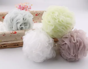 Ensemble d'éponge de douche douce, grande fleur de douche 60g pour le nettoyage.