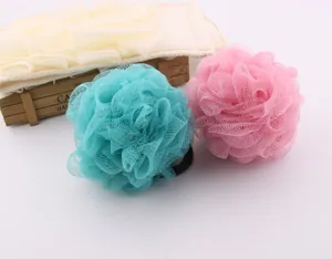 Noordse stijl grote badspons 50g douche mesh puff lichaamscrubber badbal set voor thuis.