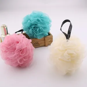 Noordelijke Stijl Grote Badspons Zachte PE Mesh Badspons Dagelijkse Douche Lichaam Scrubber Reinigingstool Voor Vrouwen Mannen