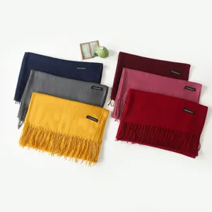 Écharpe à franges multicolore femme style cachemire châle décontracté voyage protection