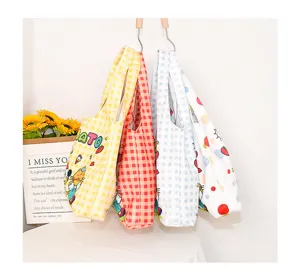 2025 new trendy plaid plush vest bag ins niche single shoulder bag women large tote