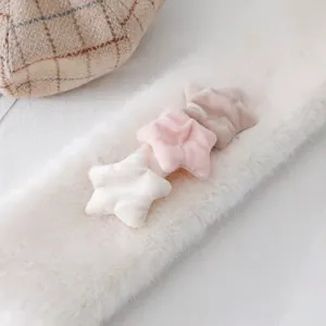 Bufanda de invierno gruesa y suave para mujer adorable pañuelo de estrellas de felpa y cuello