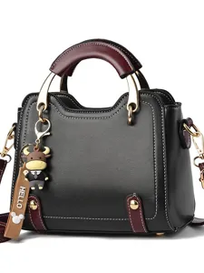 Bolso de mano de cuero PU para mujer colgante de toro lindo bolso cruzado bolso elegante