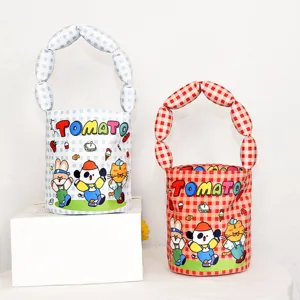 Sac seau mignon illustration dessin anime sac a main fourre tout pour enfants style