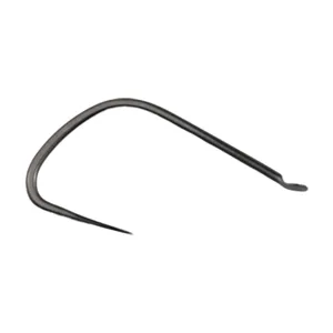 Hamecon de peche sans ardillon de haute qualite en metal courbe pour la peche en eau douce.