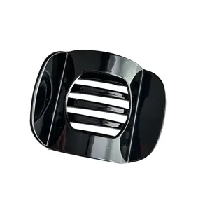 Black curved hair claw clip elegant half up hair accessory chic geometric barrette for women