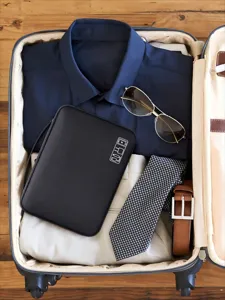 Multi-functional digital accessories storage bag travel electronic organizer pouch