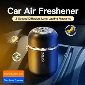 Car Aromatherapy Solid Perfume Long Lasting Fresh Air Fragrance Cylinder Car Interior Ornament Men Air Freshener