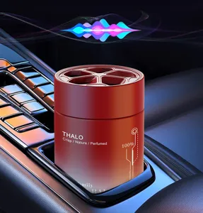 Car solid perfume air freshener long lasting fragrance car balm odor eliminator red cup