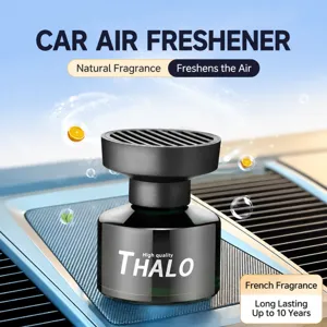 Glass Bottle Car Air Freshener Long Lasting Plant Extract Fragrance Car Interior Perfume Diffuser Aromatherapy Bottle