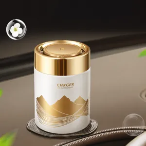 Gardenia car fragrance solid perfume high grade air freshener long lasting car scent balm