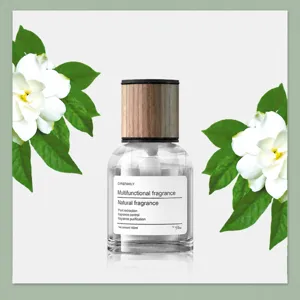 Gardenia car fragrance air freshener long lasting scent bottle with wooden cap 160ml