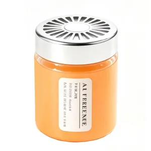 Car air freshener solid perfume long lasting fragrance jar design fresh aroma diffuser
