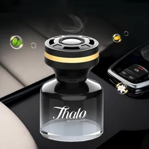 Car air freshener long-lasting fragrance elegant glass bottle automotive perfume diffuser