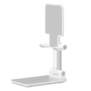 Verstellbarer Tisch-Klapphalter für Smartphones und Tablets, ideal zum Live-Streamen.
