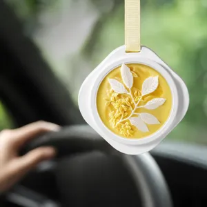 Aromatherapy Gypsum Pendant Long Lasting Fragrance Floral Relief Air Freshener For Wardrobe Room Car Home