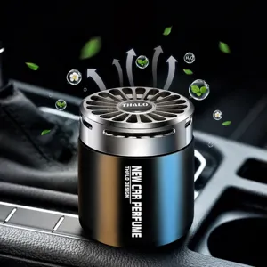 Car air freshener solid perfume diffuser for auto interior, long lasting fragrance.