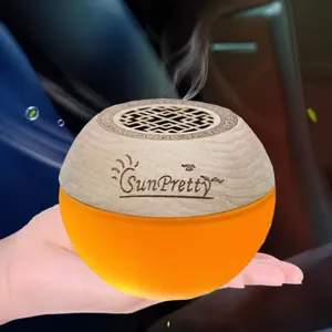 Solid balm car air freshener, long-lasting fragrance aroma diffuser for bedroom and home interior.