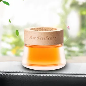Car air freshener solid perfume for auto interior deodorant long lasting fragrance elegant design