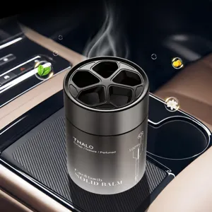 Car solid perfume air freshener long lasting cologne fragrance auto interior cup holder