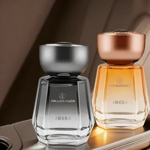 Car aromatherapy diffuser bottle long lasting fragrance air freshener for auto interior and home use
