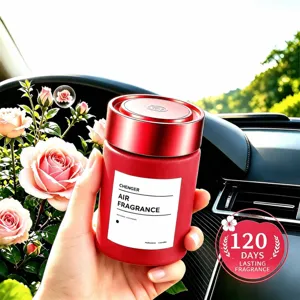 Car air freshener solid perfume long lasting fragrance car diffuser interior decor