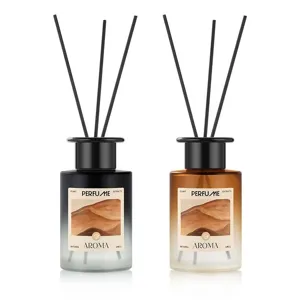 Long lasting home reed diffuser set with elegant glass bottles and natural plant extracts.