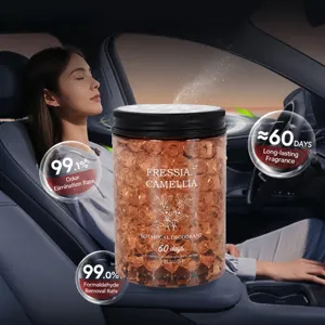 Aromatherapy Crystal Beads Air Freshener Long Lasting Plant Extract Fragrance Gel For Home Bedroom Bathroom Office