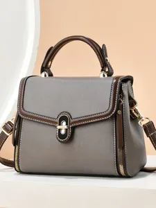 Femme elegante sac a main poignee superieure bandouliere cuir PU mode decontracte fourre-tout