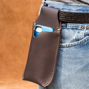 Borsa per Telefono da Vita in Pelle PU Sport all'Aperto Custodia per Cellulare Fondina per Cintura Universale Portafoglio Portamonete
