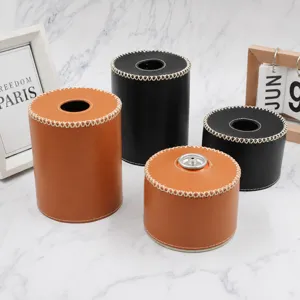 Housse de protection en cuir pour cartouche de gaz de camping, étui de réservoir.