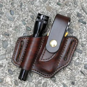 Retro thiki ergaleion apo gnisio derma EDC me thiki gia fako gia kynigi se exoteriko choro.