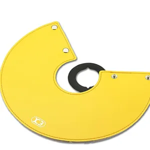Yellow leather camping lamp shade tent atmosphere light cover diy hanging light cover