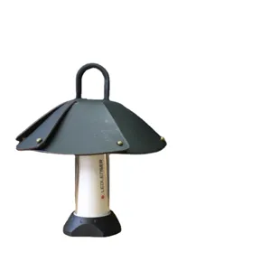 Mini camping lantern leather lampshade set portable outdoor rechargeable camping light cover