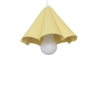 Outdoor camping pleated flower small lamp shade tent ambient leather hanging light cover