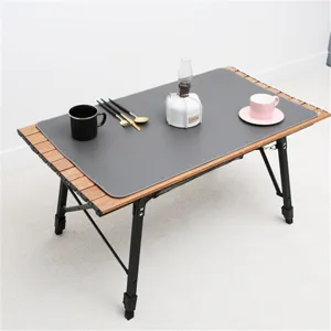 Outdoor leather camping mat waterproof oil-proof picnic table mat desk protector pad