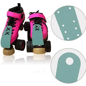 Protections de bout de patin à roulettes en cuir pour patins à roulettes quad résistantes.