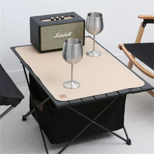 Outdoor leather camping table mat waterproof anti-slip picnic mat for camping use new