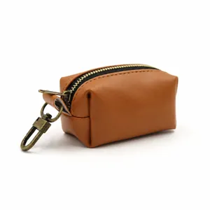 Leder Hundekotbeutel Dispenser Mini Tasche Haustier Müllbeutel Halter Organizer Hauptbild