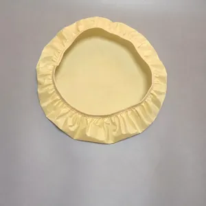 Beige anti-glare lamp shade cover, fits 27-42cm round or 85-130cm square lamps easily.