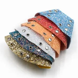Glitzer Leder Rollschuh Zehenschutz für Vierrad Rollschuhe Kappen bunte Schutzhüllen