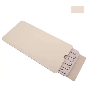 Bolsa de almacenamiento para teclado de cuero PU funda antipolvo vista detallada textura.