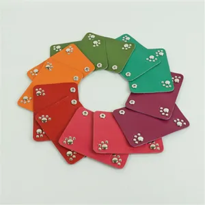 Multi-color leather luggage handle grip with snap buttons anti-chafing bag accessories