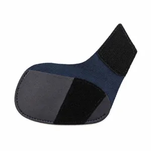 Golf iron head cover protective sleeve leather hook and loop closure durable golf club accessory