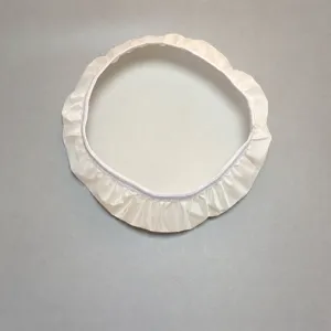 Medium white lamp shade cover film, 17-28cm diameter, 30% shading rate for soft anti-glare light.