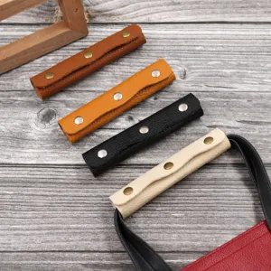 Leder Tasche Griff Abdeckung Polsterung Koffer Shopper Gurt Schutz Ersatzteile Zubehör.