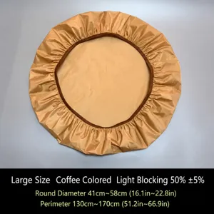 Replacement lamp shade protective cover brown light filtering lighting accessory part