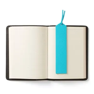 Vintage PU leather bookmark with tassel detail for reading and elegant school use.