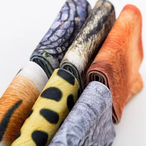 3D gedruckte Tierfell Socken mit realistischen Tiger- und Leopardenmustern für Damen und Herren.